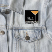 マルティーニおよびシマウマオレンジパターン 缶バッジ (インサイチュ)