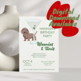 マルティーニとウインナソーセージの誕生日パーティー 招待状