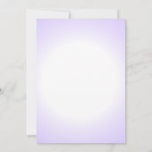 マルティーニとハート婚約パープル 招待状 (裏面)