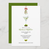 マルティーニとミスタントークリスマスホリデーパーティー 招待状 (正面/裏面)