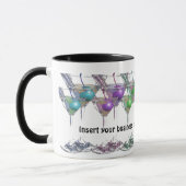 マルティーニのカクテル マグカップ (左)