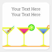 マルティーニのシール スクエアシール (正面)