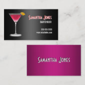 マルティーニのバーテンダーの名刺 名刺 (正面/裏面)