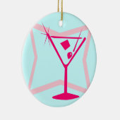 マルティーニのピンクのオーナメント セラミックオーナメント (右)