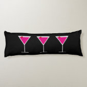 マルティーニの全世界的なカクテルの飲み物のマルティーニガラス ボディピロー (裏面)