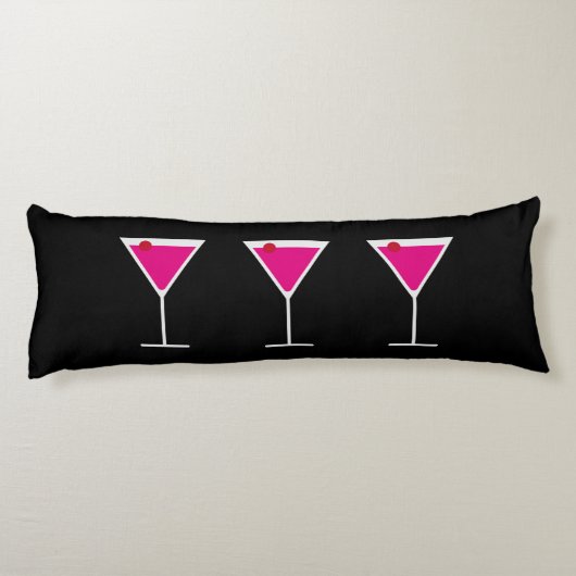 マルティーニの全世界的なカクテルの飲み物のマルティーニガラス ボディピロー (裏面)