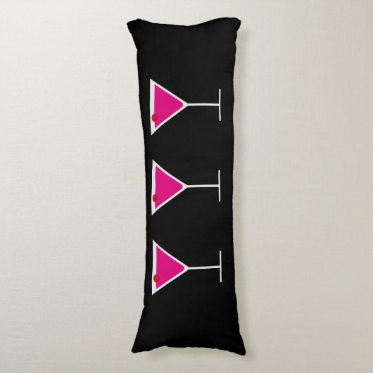 マルティーニの全世界的なカクテルの飲み物のマルティーニガラス ボディピロー (正面縦)