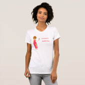 マルティーニの女王の白のTシャツ Tシャツ (正面フル)