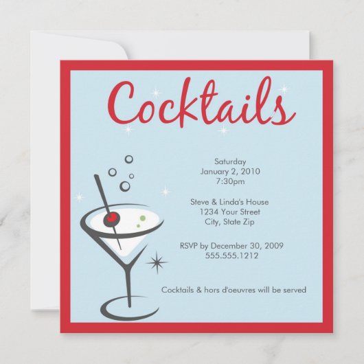 マルティーニの招待 招待状 (正面)