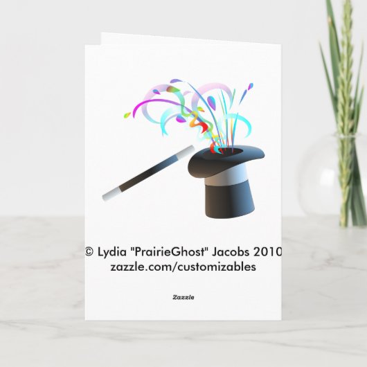 マルティーニの挨拶状 カード (裏面)