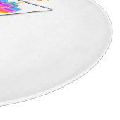 マルティーニの禅のガラスまな板 カッティングボード (角)