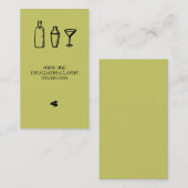 マルティーニの要素のテレホンカード コーリングカード (正面/裏面)