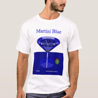 マルティーニの青(前部) Tシャツ