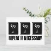 マルティーニの飲み物のシンボルや象徴-繰り返し必要ならば 招待状 (スタンド正面)