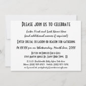 マルティーニの飲み物のシンボルや象徴-繰り返し必要ならば 招待状 (裏面)