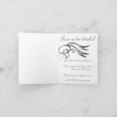 マルティーニの鳥のBathのカクテルパーティーの招待 招待状 (内部)