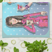 マルティーニの3人の花型女性歌手の台所、Bath、バータオル キッチンタオル (折り畳み)