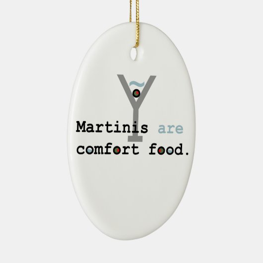 マルティーニは心地よいの食糧です セラミックオーナメント (右)