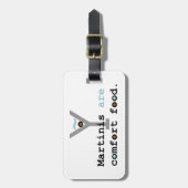 マルティーニは心地よいの食糧です ラゲッジタグ (正面縦)