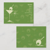 マルティーニは-ぽっちゃりした眩まします 名刺 (正面/裏面)