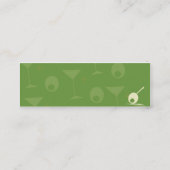 マルティーニは-細い眩まします スキニー名刺 (裏面)