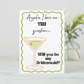 マルティーニをテーマにした花嫁メイドの提案! 招待状 (スタンド正面)