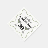 マルティーニをテーマにした誕生日ナプキンス スタンダードカクテルナプキン (角)