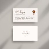 マルティーニエスプレッソレシピ要求ブライダルシャワー エンクロージャーカード