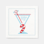 マルティーニオリーブのクリスマスカクテルナプキン スタンダードカクテルナプキン (正面)