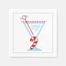 マルティーニオリーブのクリスマスカクテルナプキン スタンダードカクテルナプキン