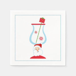 マルティーニオリーブのクリスマスカクテルナプキン スタンダードカクテルナプキン