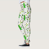 マルティーニカクテルジンとトニックドリンクの混合学者 レギンス (左)