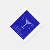 マルティーニカクテルナプキンス スタンダードカクテルナプキン (角)