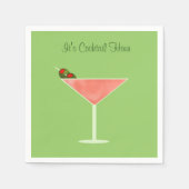 マルティーニカクテルナプキンス スタンダードカクテルナプキン (正面)