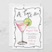マルティーニカクテルバースデーパーティー 招待状 (正面)