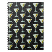 マルティーニカクテルパターン ノートブック (正面)