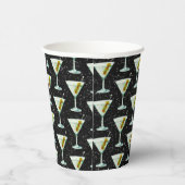 マルティーニカクテルパターン 紙コップ (右)