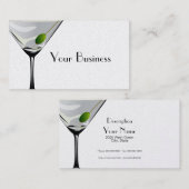 マルティーニカクテルビジネスカードプラチナ 名刺 (正面/裏面)