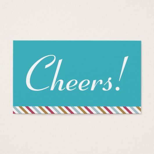 マルティーニカクテルブルーホリデーパーティードリンクチケット (正面)