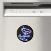 マルティーニカクテルレトロネオン徴候ヴィンテージバー マグネット (インサイチュ (食洗機))