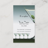 マルティーニカクテル名刺 名刺 (裏面)