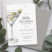 マルティーニカクテル60th誕生日パーティー