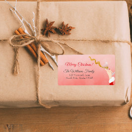 マルティーニガラススパイリングクリスマスグリッターパーティー ラベル