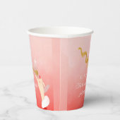 マルティーニガラススパイリングクリスマスグリッターパーティー 紙コップ (右)