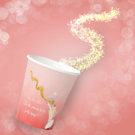 マルティーニガラススパイリングクリスマスグリッターパーティー 紙コップ