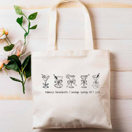 マルティーニガラスバチェロレッテ花嫁ギフト トートバッグ