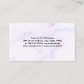 マルティーニガラス | 大カラフル理石 名刺 (裏面)