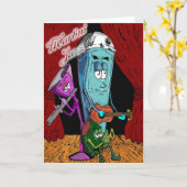 マルティーニジャズ挨拶状 カード (黄色い花)