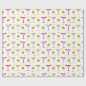 マルティーニスとオリーブスラッピング紙 ラッピングペーパー (フラット)