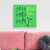 マルティーニタイム[レトロスタイル] キャンバスプリント (インサイチュ (リビング))